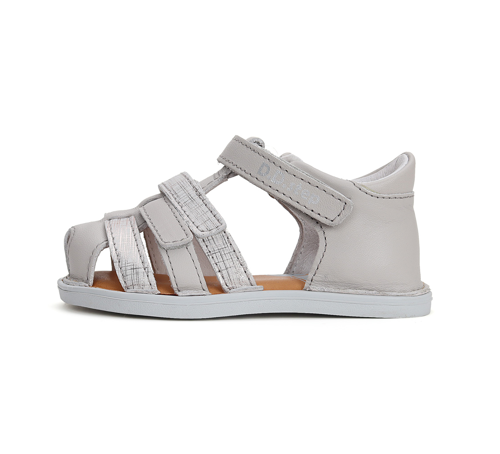 sandales enfant barefoot DD step G076-41876C Light Grey sur la boutique Liberty Pieds (1)