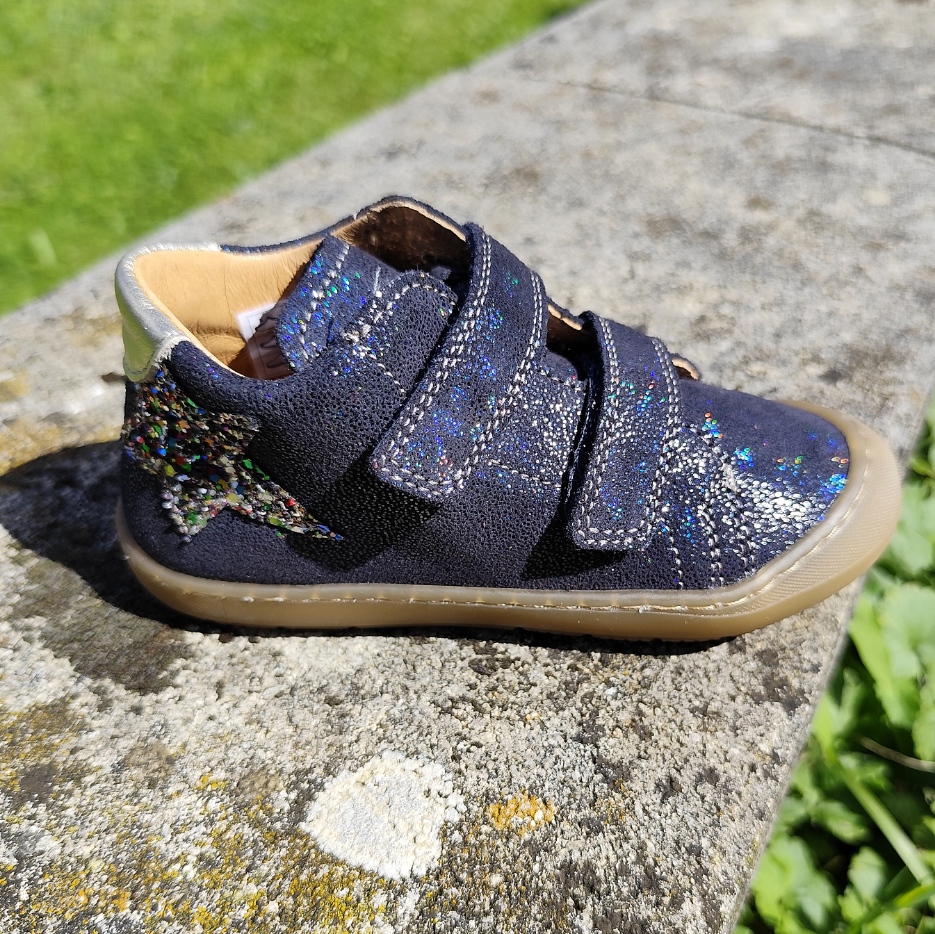 Chaussures enfant Froddo Ollie pieds fins G2130352-7 blue star chez Liberty Pieds-4