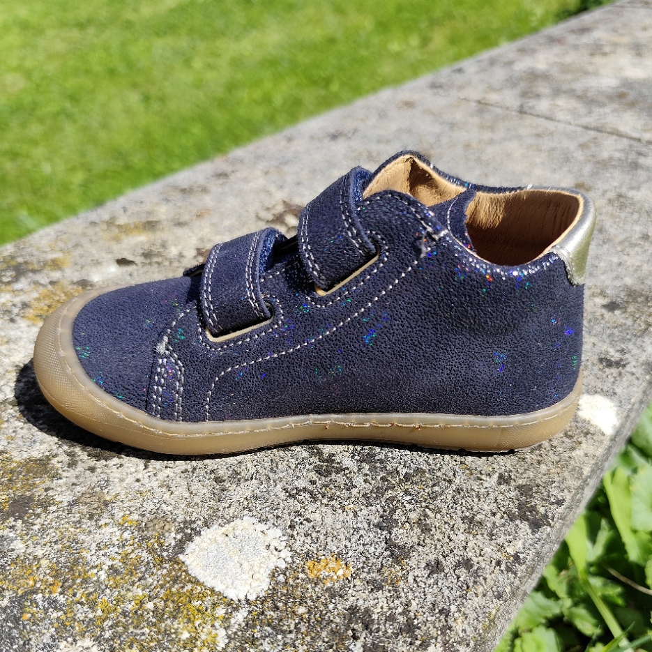 Chaussures enfant Froddo Ollie pieds fins G2130352-7 blue star chez Liberty Pieds-3