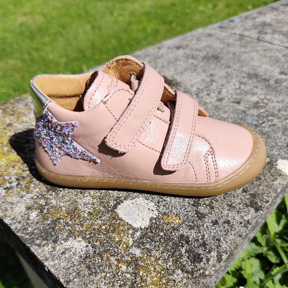 Chaussures enfant Froddo Ollie pieds fins G2130352-7 pink star chez Liberty Pieds-4