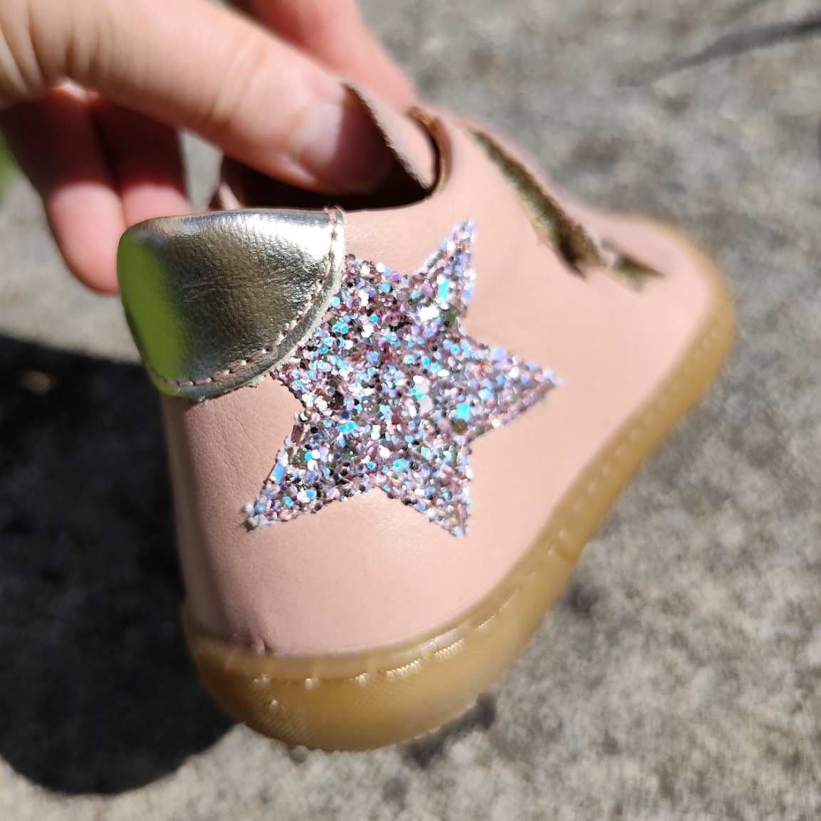 Chaussures enfant Froddo Ollie pieds fins G2130352-7 pink star chez Liberty Pieds-7