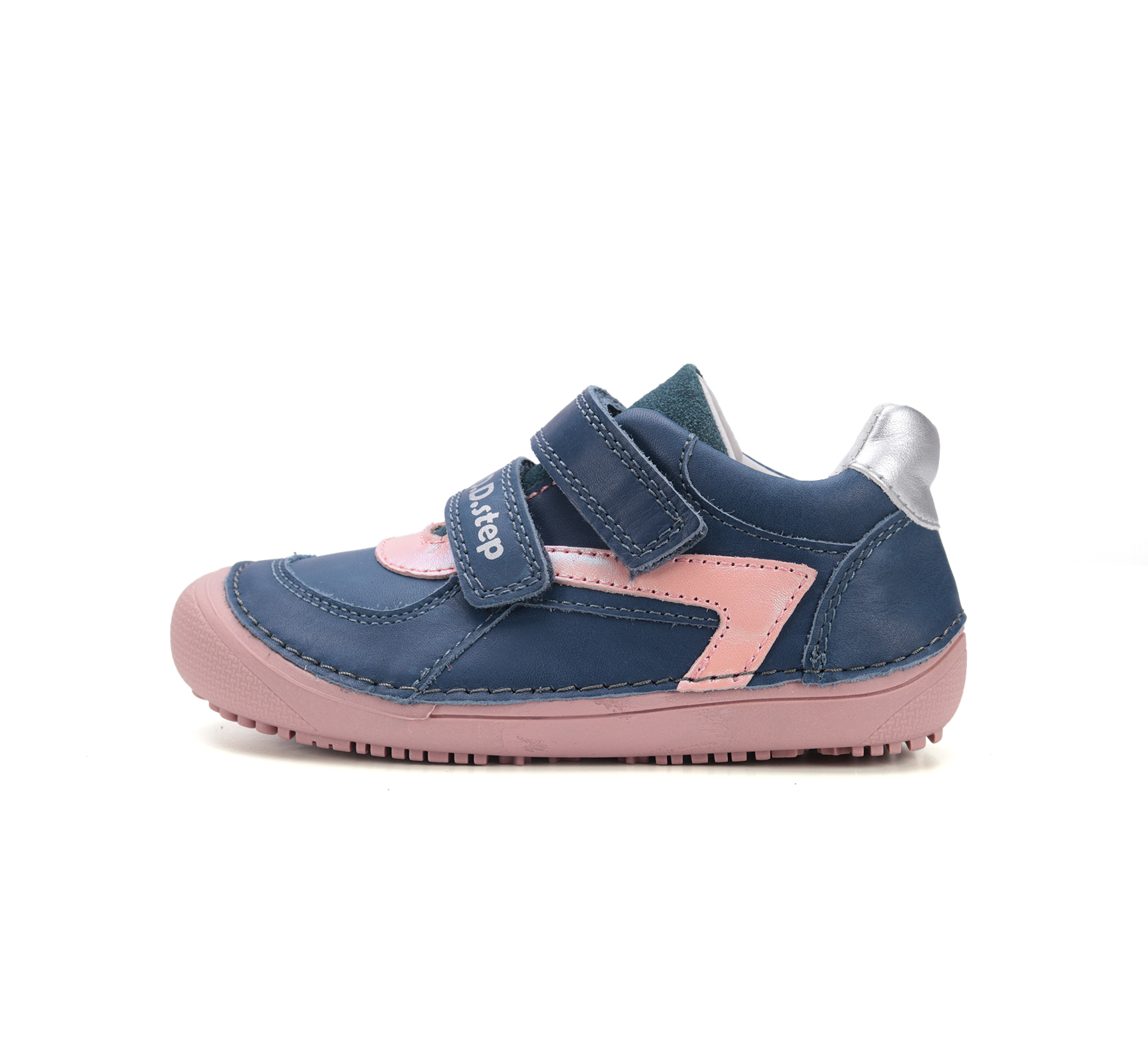 Chaussures enfant DD step barefoot S063-52548D Royal Blue Pink sur la boutique Liberty Pieds (1)