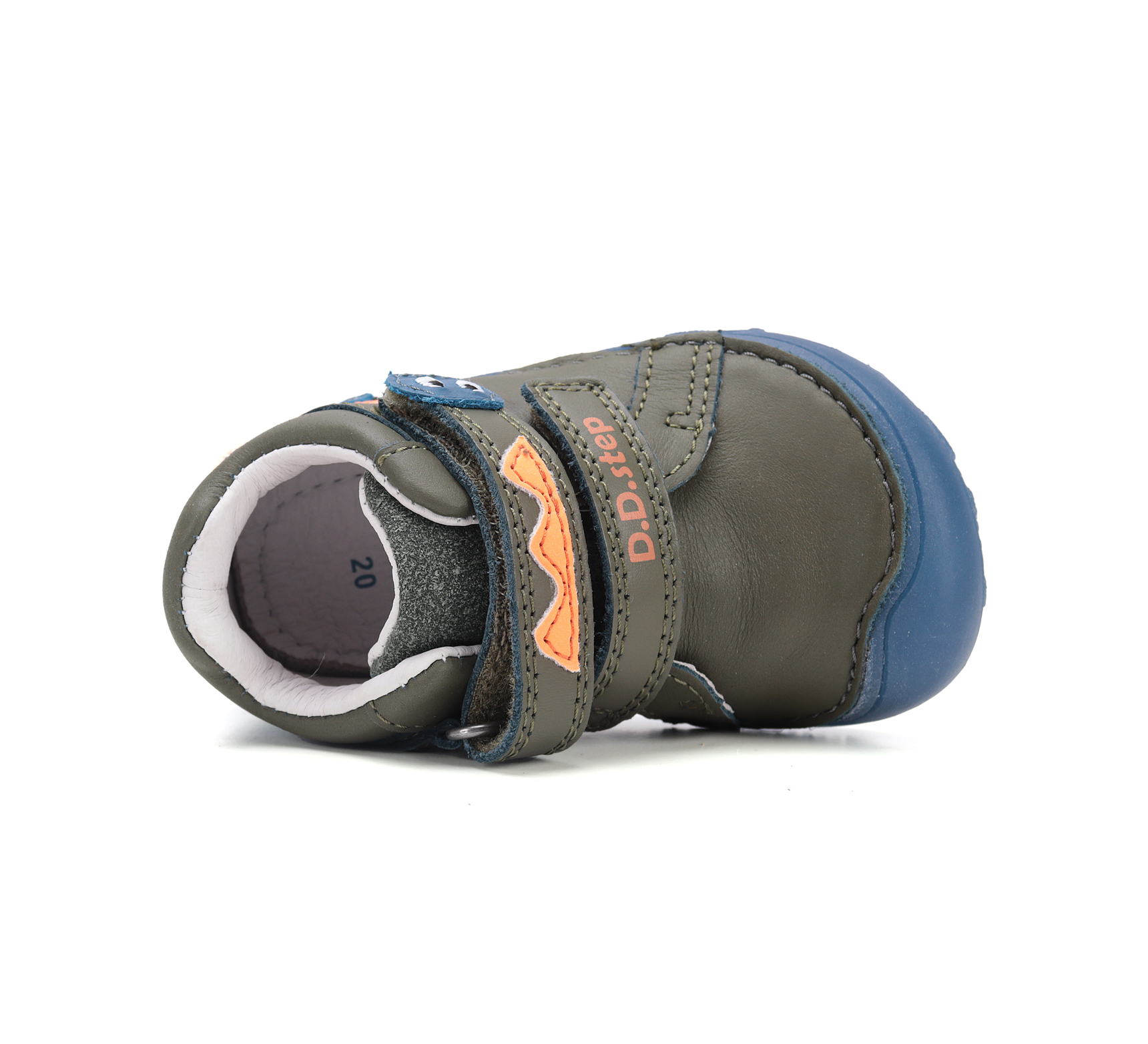 chaussures enfants DD step barefoot S073-52875A Khaki sur la boutique Liberty Pieds (4)