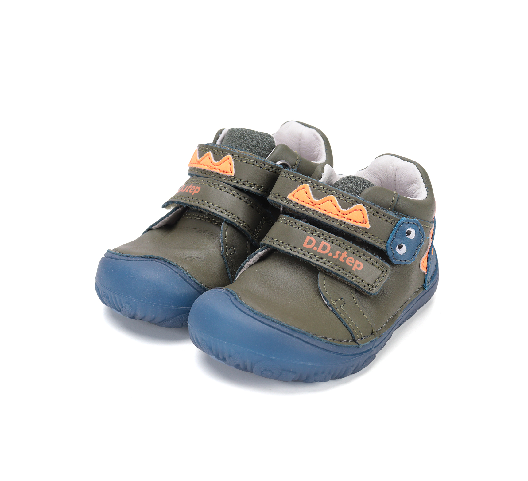 chaussures enfants DD step barefoot S073-52875A Khaki sur la boutique Liberty Pieds (6)