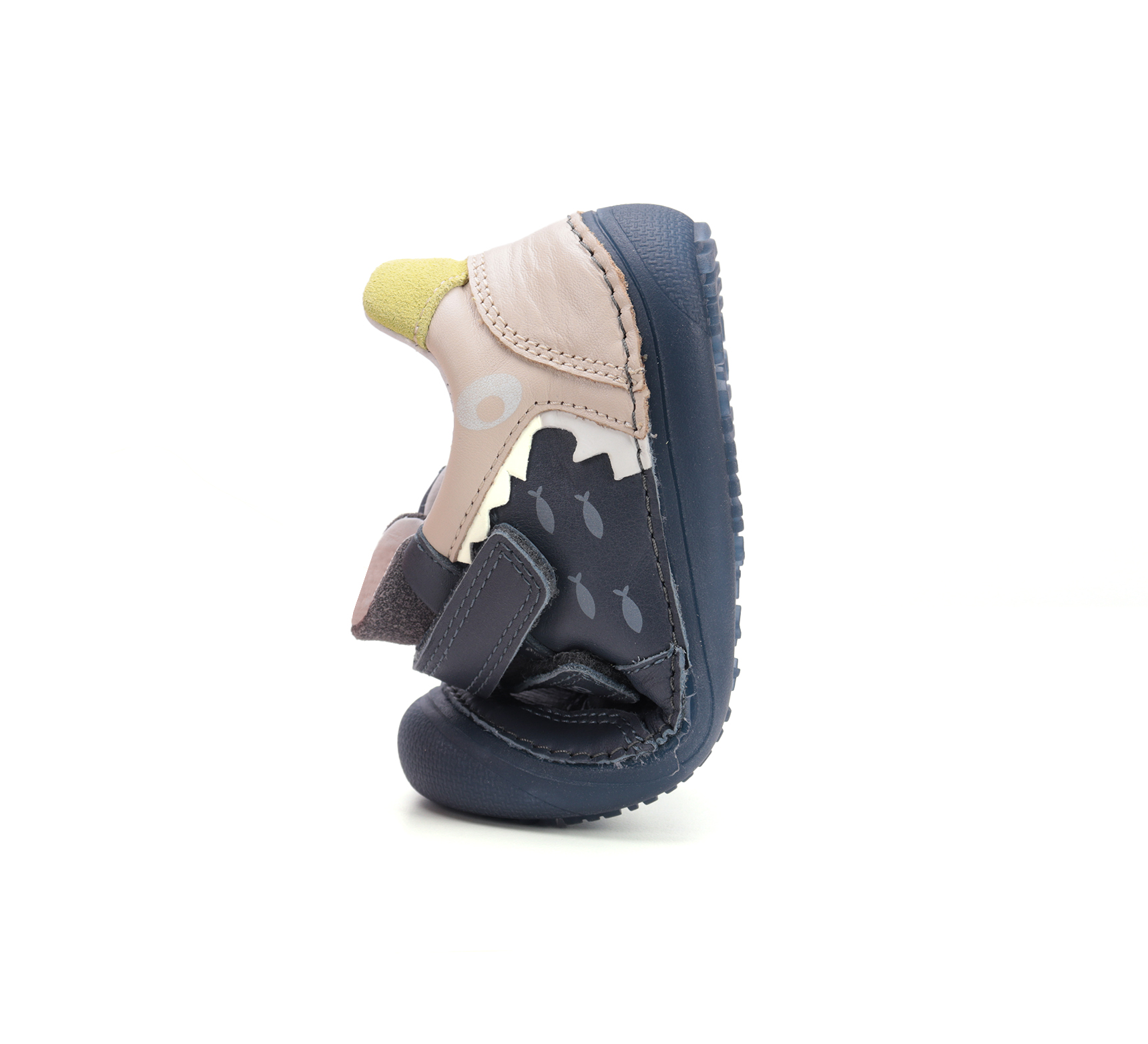 Chaussures enfant DD step barefoot S063-52328B Royal Blue requin sur la boutique Liberty Pieds (8)