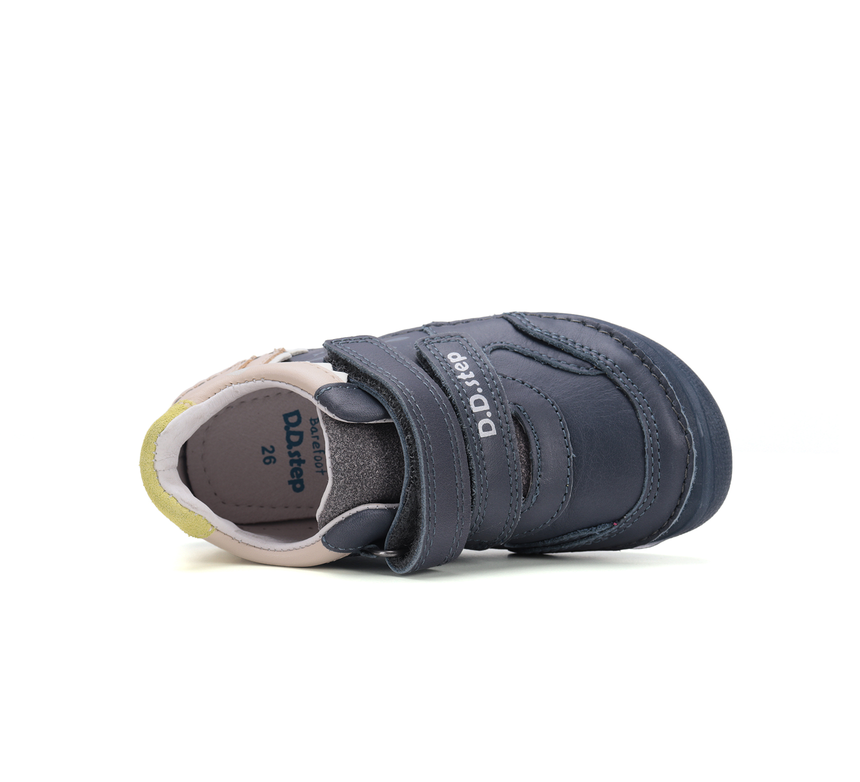 Chaussures enfant DD step barefoot S063-52328B Royal Blue requin sur la boutique Liberty Pieds (4)