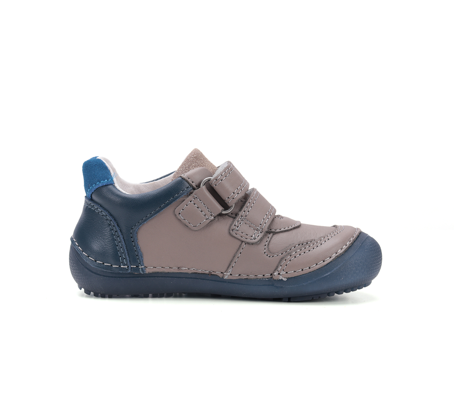 chaussures enfant DD step barefoot S063-52328A Chocolate requin sur la boutique Liberty Pieds (3)