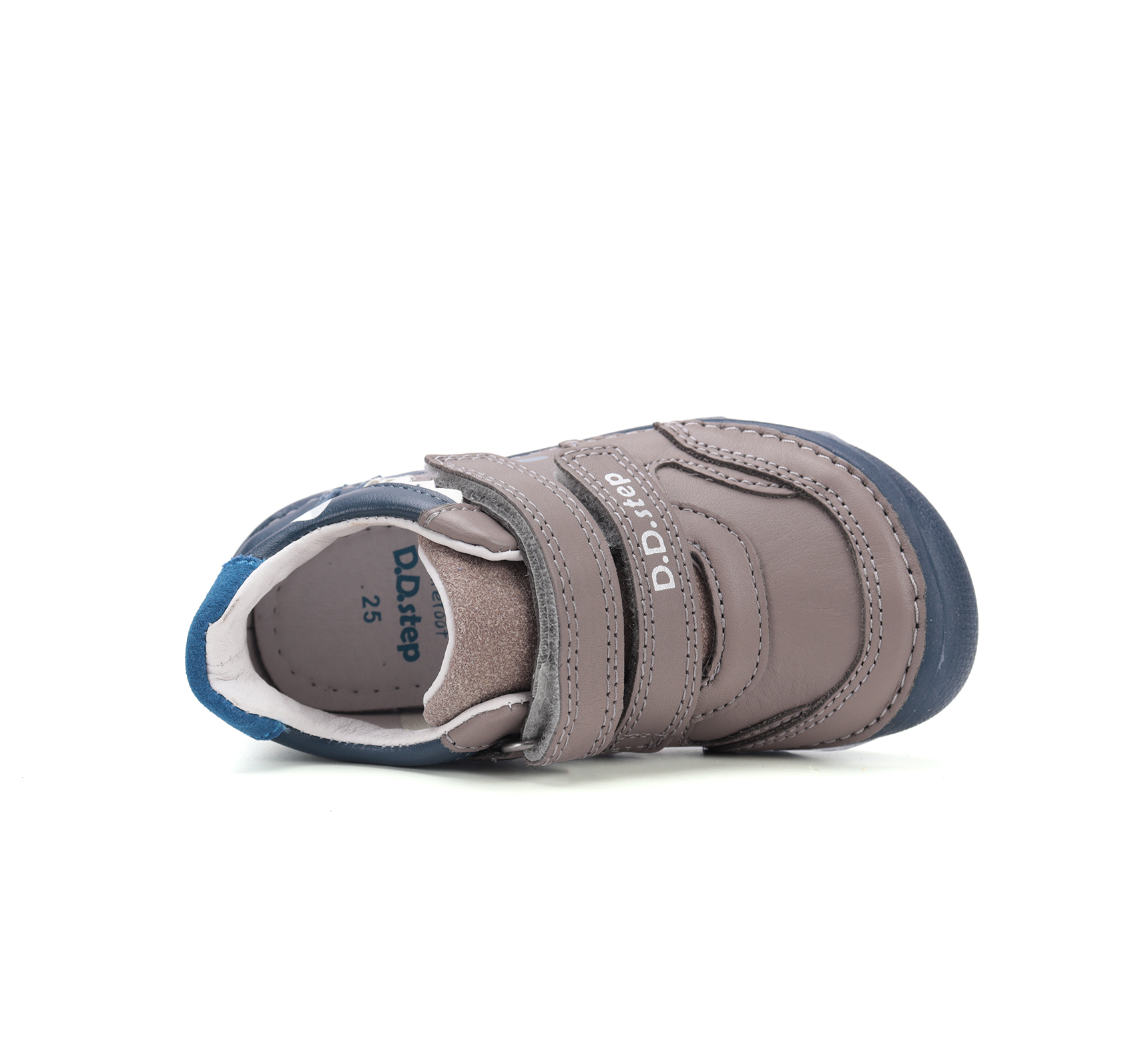 chaussures enfant DD step barefoot S063-52328A Chocolate requin sur la boutique Liberty Pieds (4)