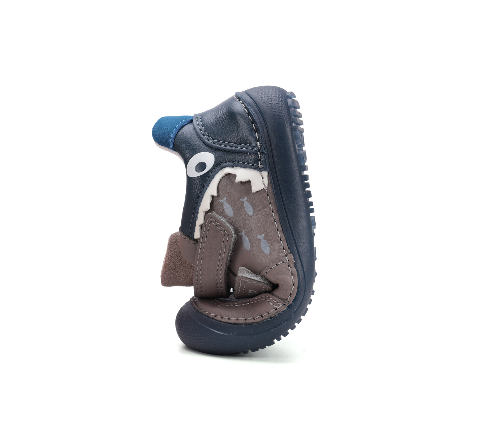 chaussures enfant DD step barefoot S063-52328A Chocolate requin sur la boutique Liberty Pieds (8)