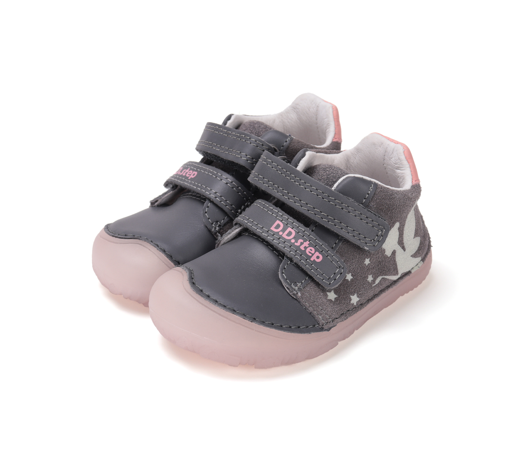 Chaussures enfant DD step barefoot S073-52165A Dark Grey fée sur la boutique Liberty Pieds (6)