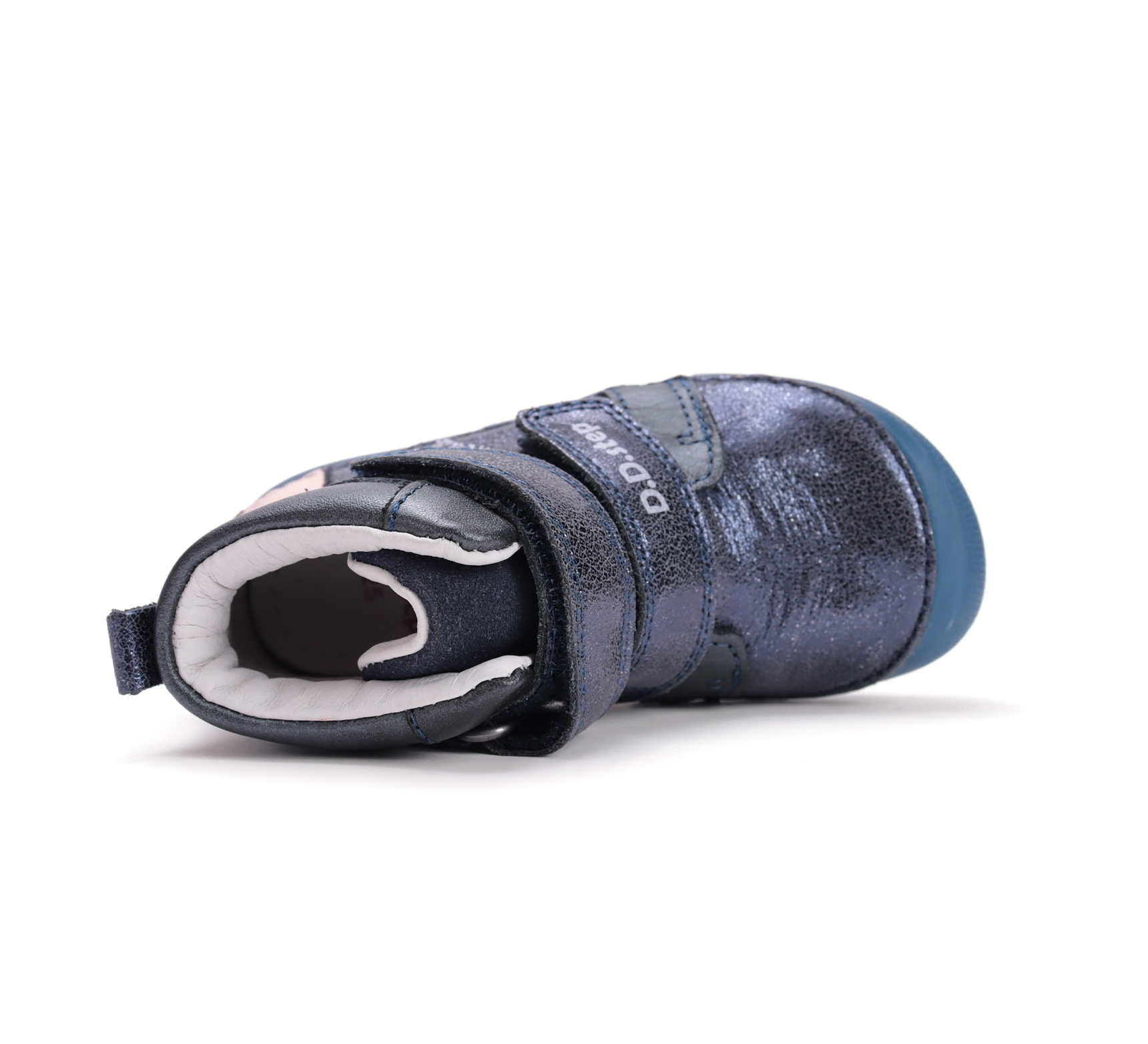 Chaussures montantes enfant DD step barefoot A063-52815A Royal Blue Licorne sur la boutique Liberty Pieds (4)