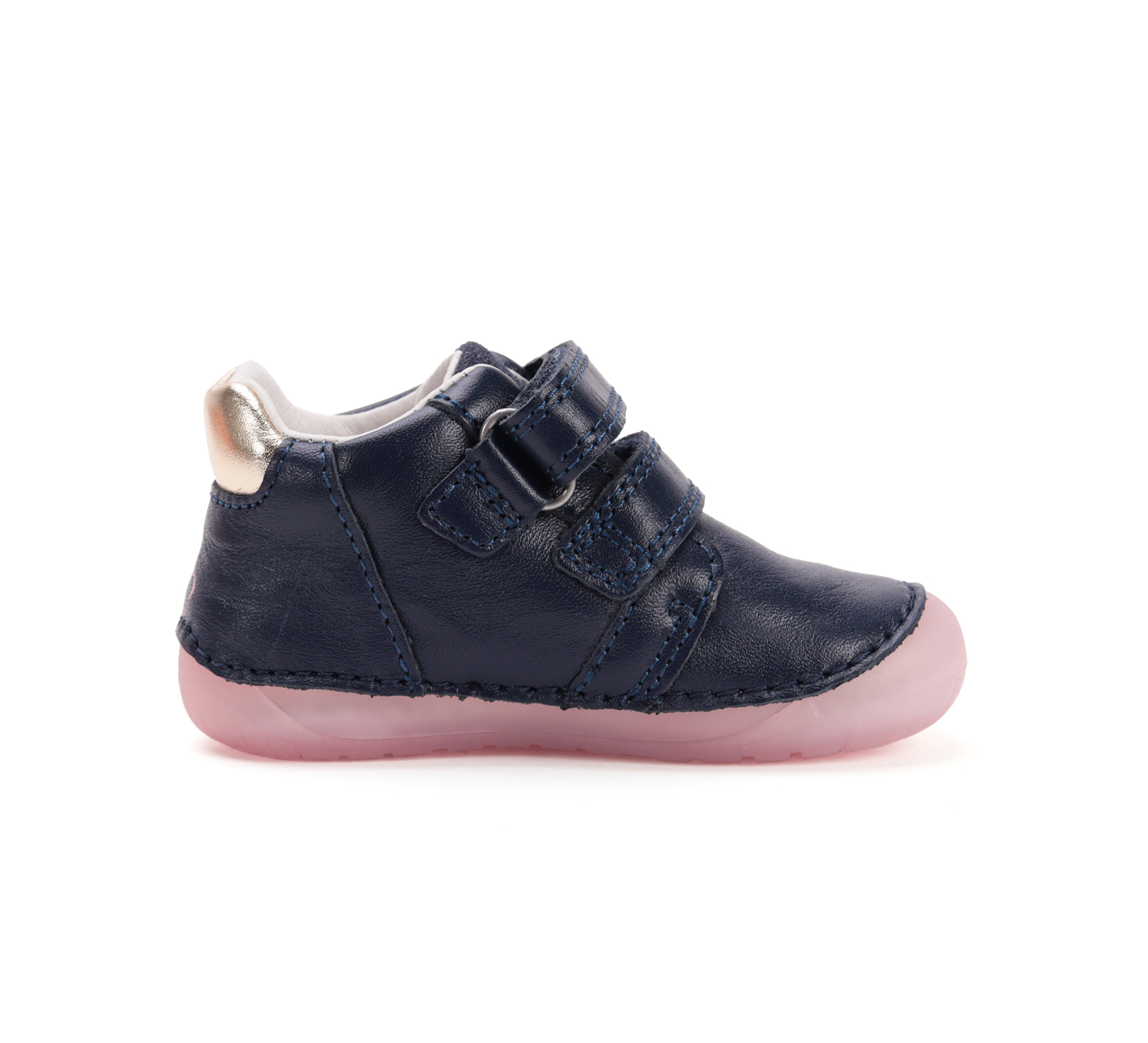Chaussures enfant DD step barefoot S070-52838B Royal Blue papillon su rla boutique Liberty Pieds (3)