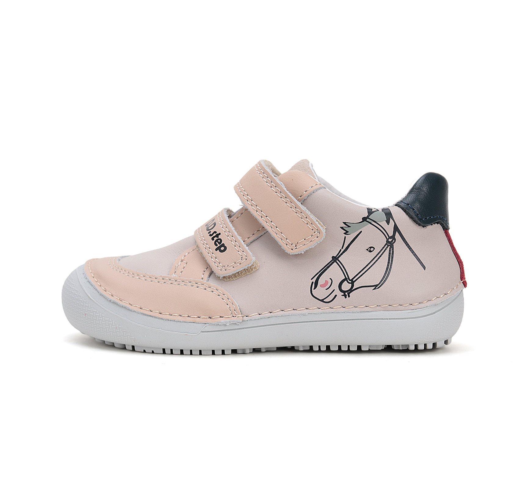 chaussures DD step barefoot S063-51264A Light Grey cheval sur la boutique Liberty Pieds (1)