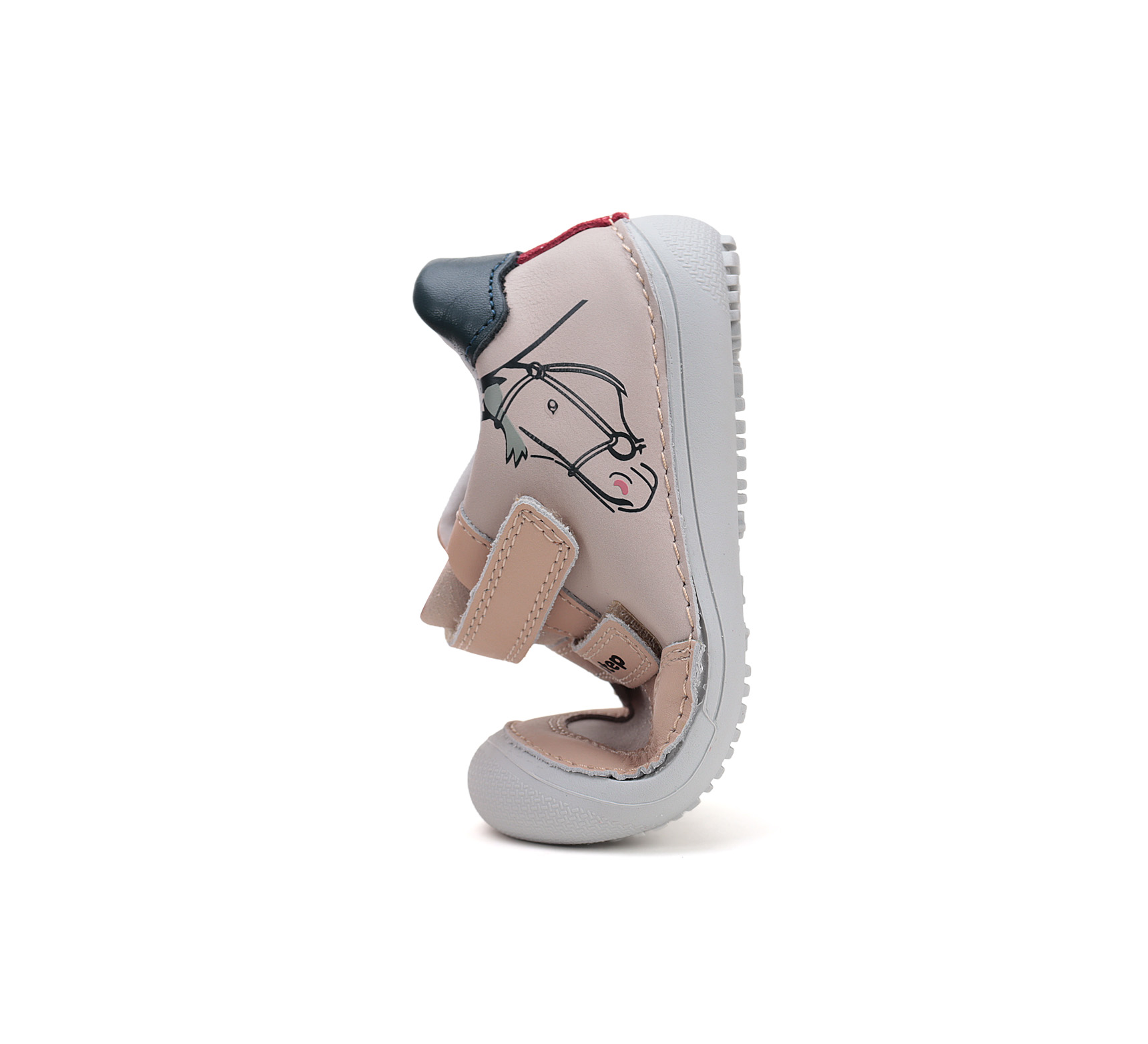 chaussures DD step barefoot S063-51264A Light Grey cheval sur la boutique Liberty Pieds (7)