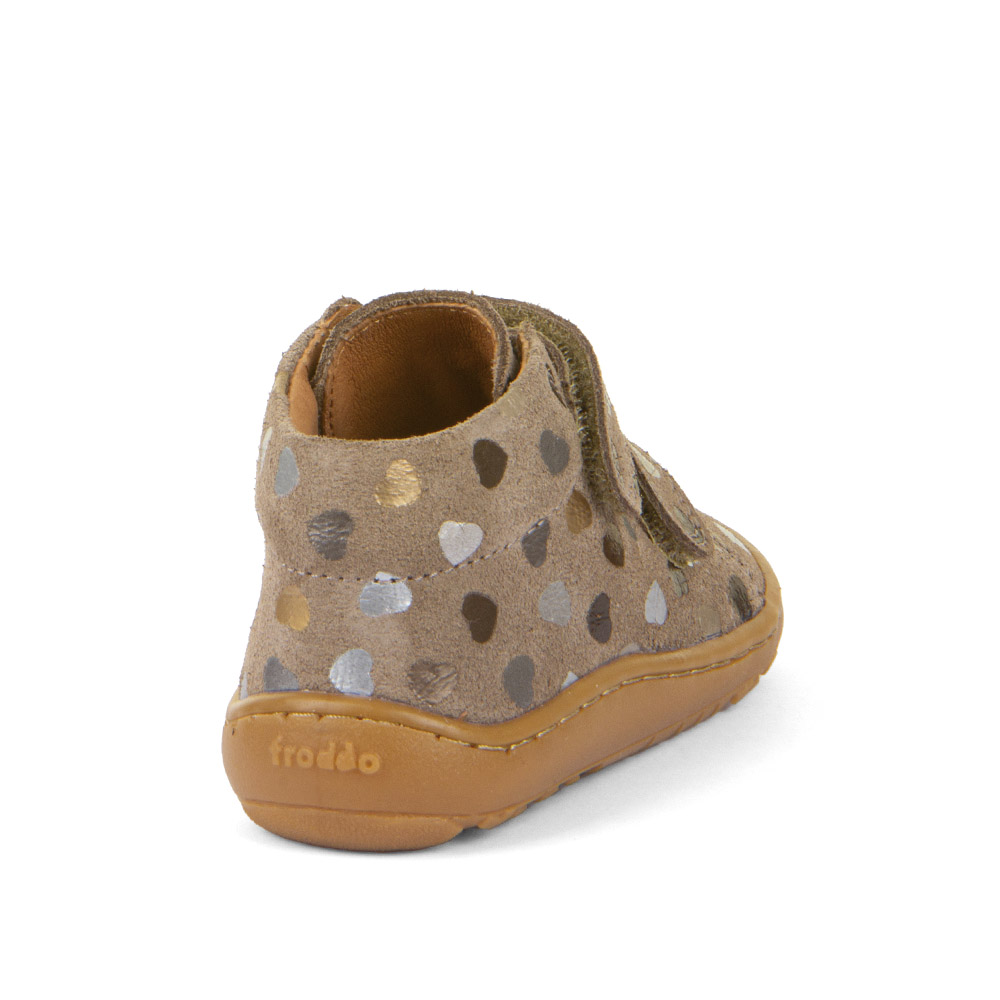 Chaussures enfant Froddo barefoot first step G2130360-13 Beige coeurs sur la boutique Liberty Pieds (5)