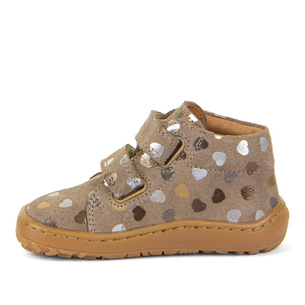 Chaussures enfant Froddo barefoot first step G2130360-13 Beige coeurs sur la boutique Liberty Pieds (3)