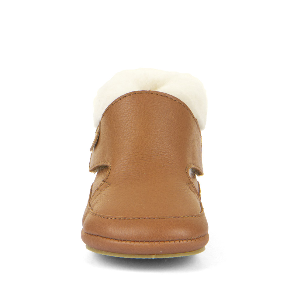 Chaussures enfant Froddo barefoot furry walkers G1160003-4 cognac sur la boutique Liberty Pied (4)