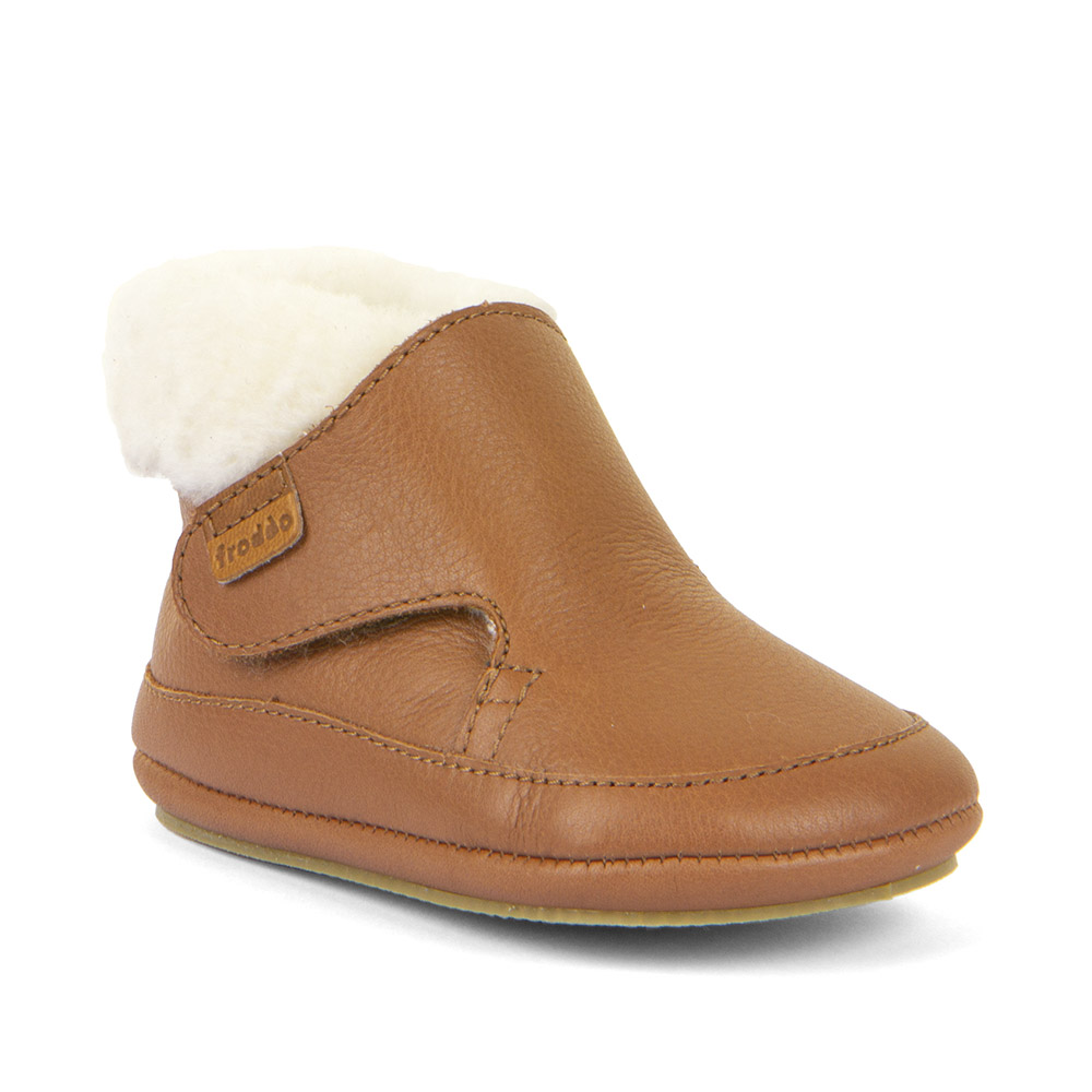 Chaussures enfant Froddo barefoot furry walkers G1160003-4 cognac sur la boutique Liberty Pied