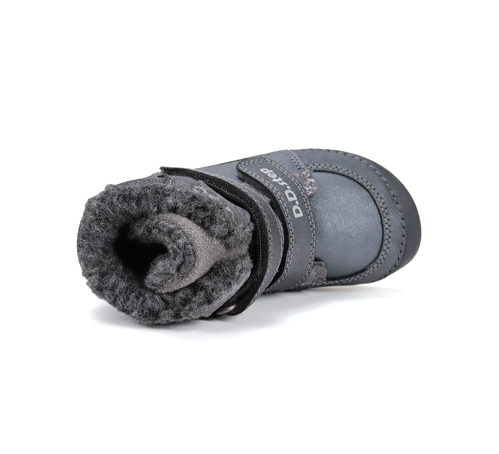 Chaussures fourrées enfant DD Step barefoot W063-52804E Black sur la boutique Liberty Pieds (4)