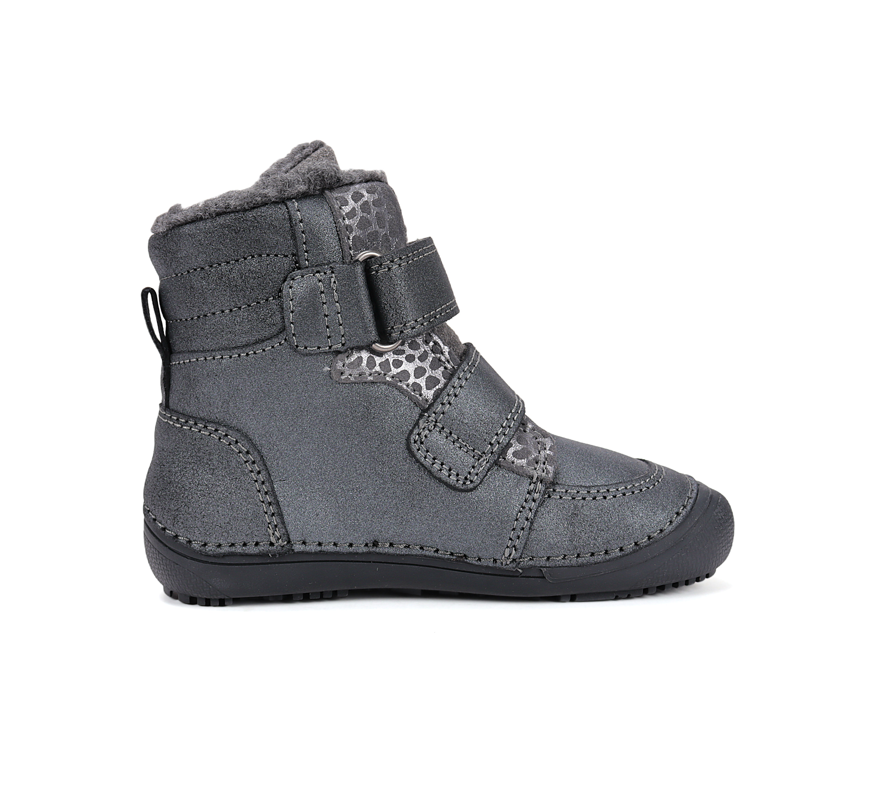 Chaussures fourrées enfant DD Step barefoot W063-52804E Black sur la boutique Liberty Pieds (3)