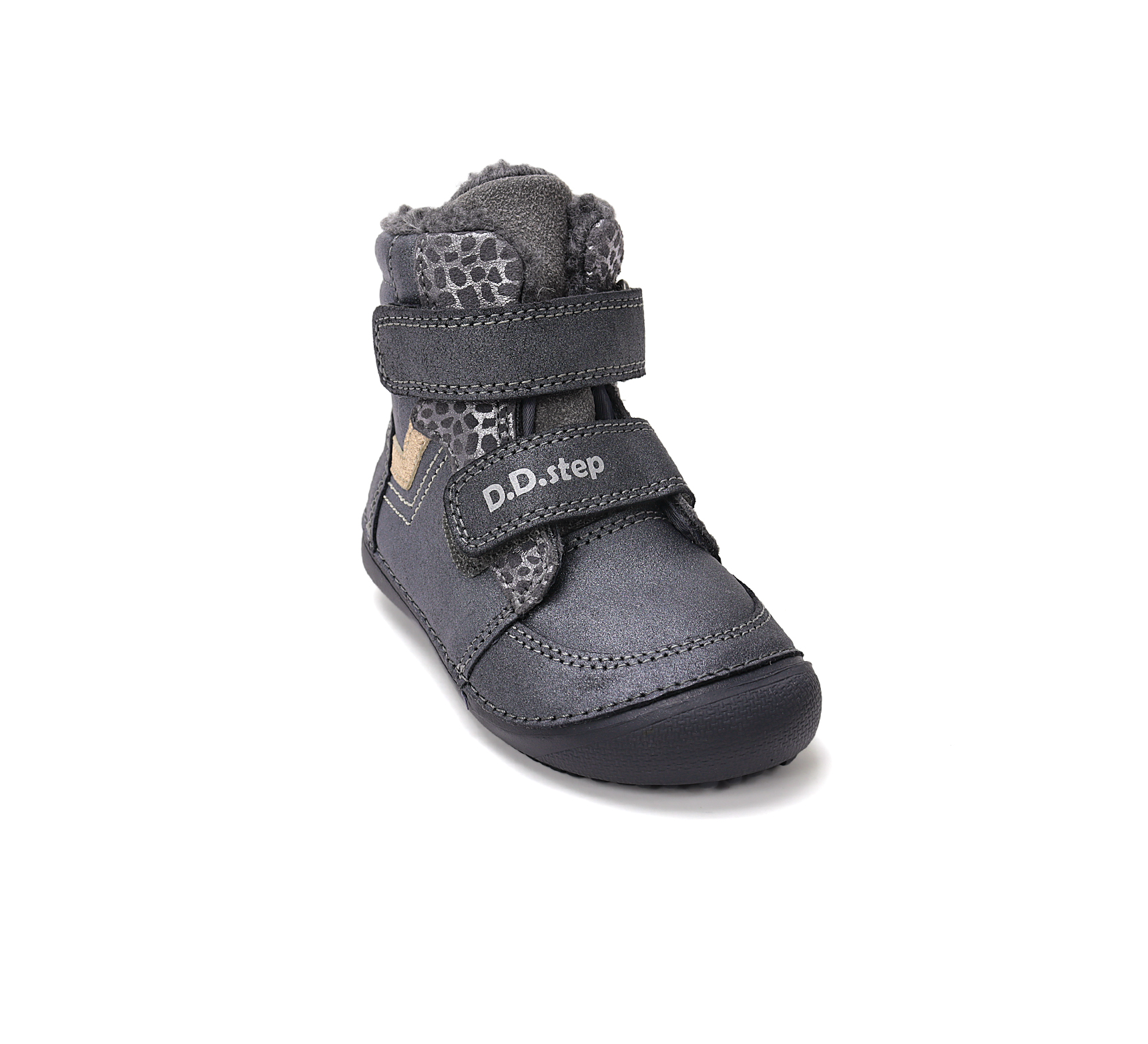Chaussures fourrées enfant DD Step barefoot W063-52804E Black sur la boutique Liberty Pieds (7)