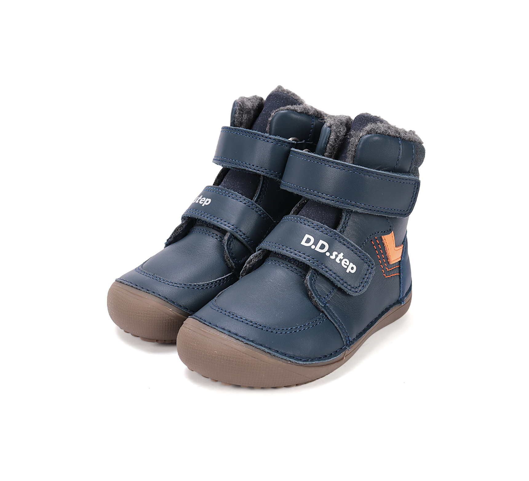 Chaussures fourrées enfant DD STEP barefoot W063-52804A Royal Blue sur la boutique Liberty Pieds (6)