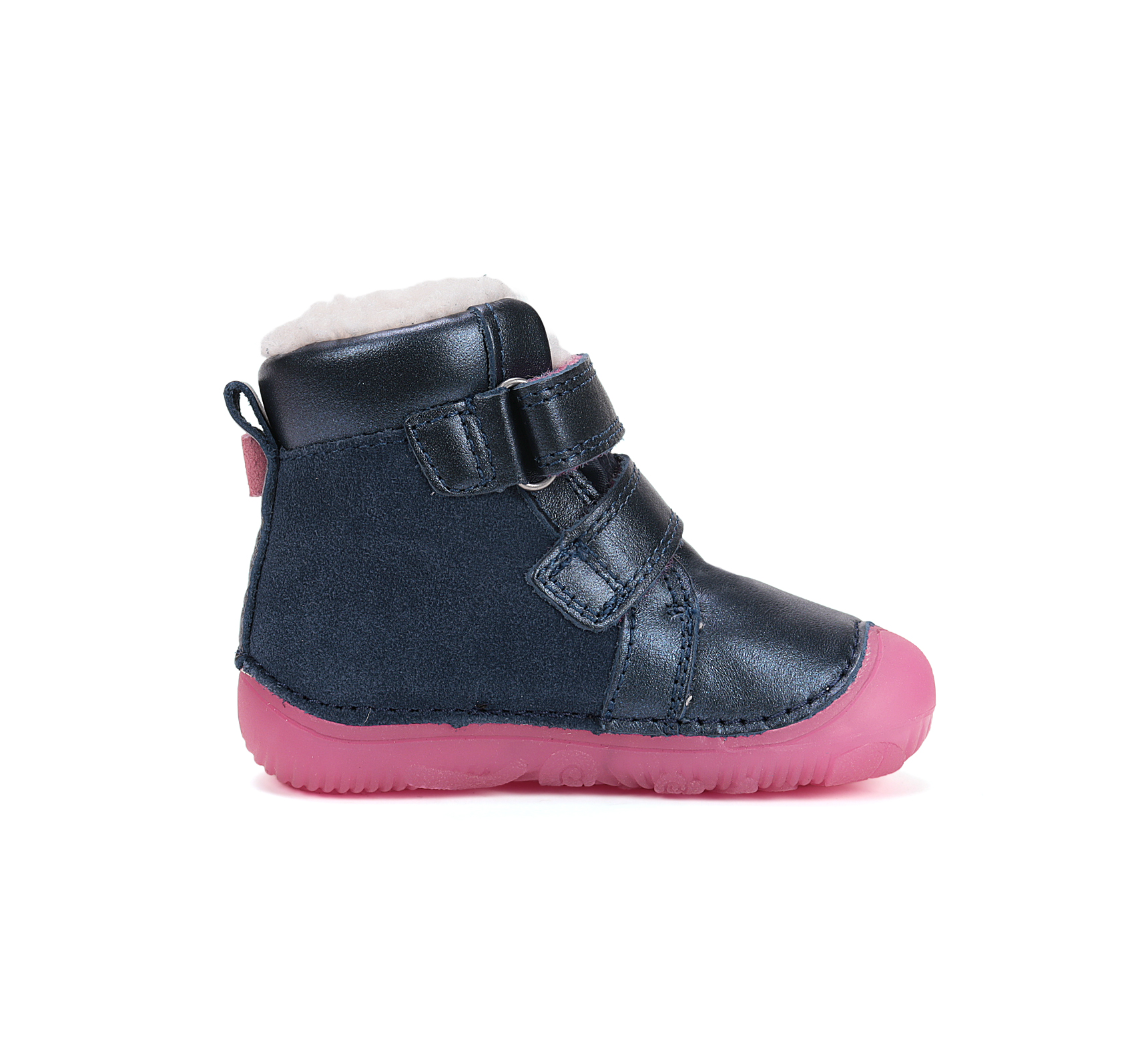 Chaussures fourrées enfant DD Step barefoot W073-52684 Royal Blue sirène sur la boutique Liberty Pieds (3)