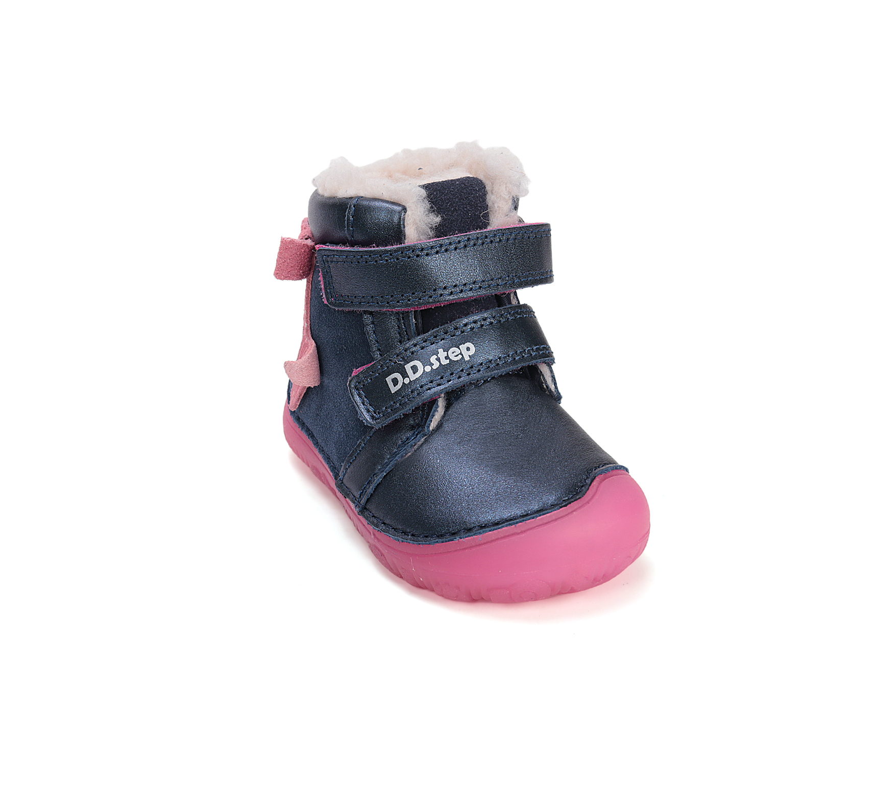 Chaussures fourrées enfant DD Step barefoot W073-52684 Royal Blue sirène sur la boutique Liberty Pieds (7)