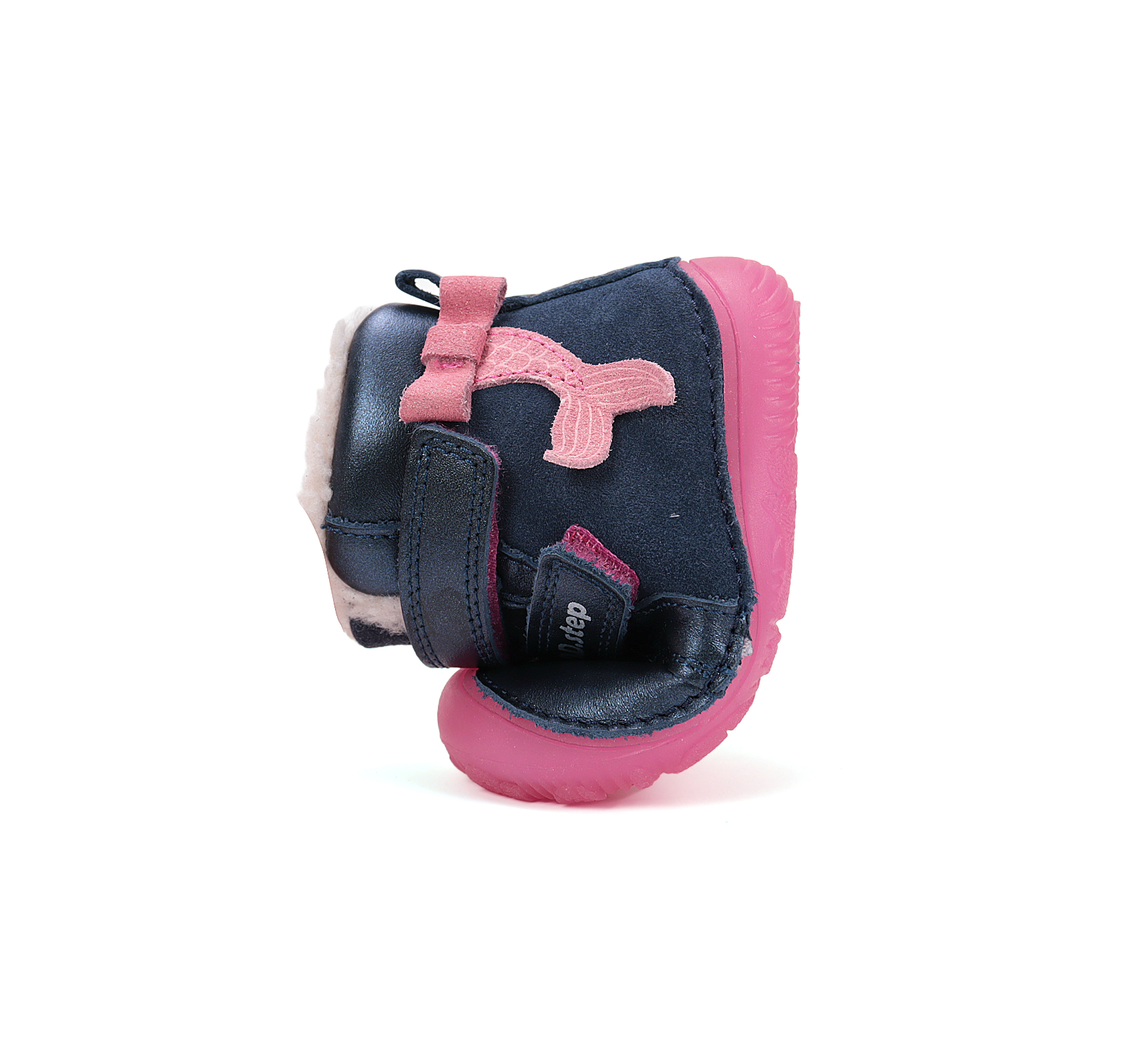 Chaussures fourrées enfant DD Step barefoot W073-52684 Royal Blue sirène sur la boutique Liberty Pieds (8)