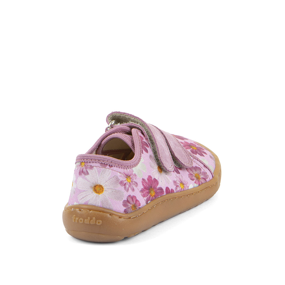 Baskets toile enfant Froddo barefoot G1700440-9 Flowers sur la boutique Liberty Pieds (5)