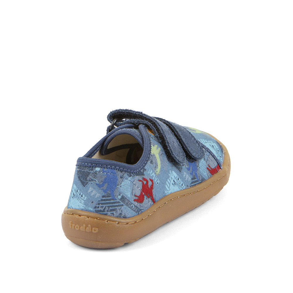Baskets enfant toile froddo barefoot G1700440-15 Dino sur la boutique Liberty Pieds (5)