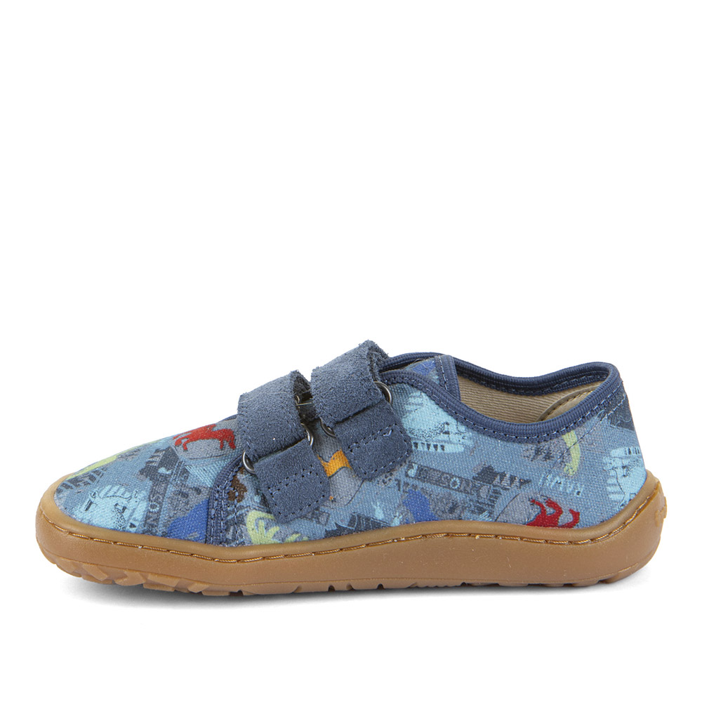 Baskets enfant toile froddo barefoot G1700440-15 Dino sur la boutique Liberty Pieds (3)