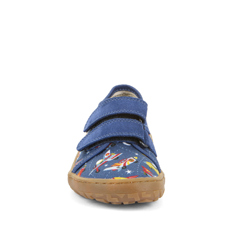 Baskets en toile enfant Froddo barefoot G1700440-5_5 déco avion sur la boutique Liberty Pieds (5)