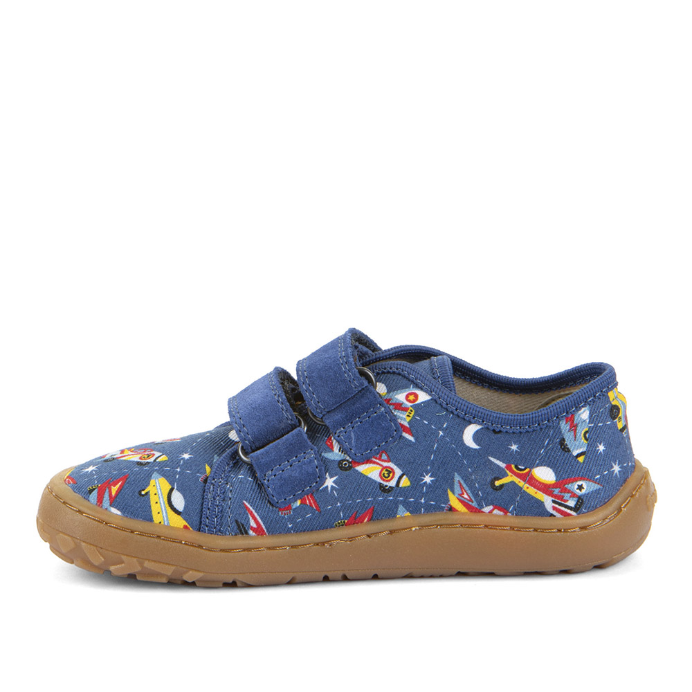 Baskets en toile enfant Froddo barefoot G1700440-5_5 déco avion sur la boutique Liberty Pieds (4)