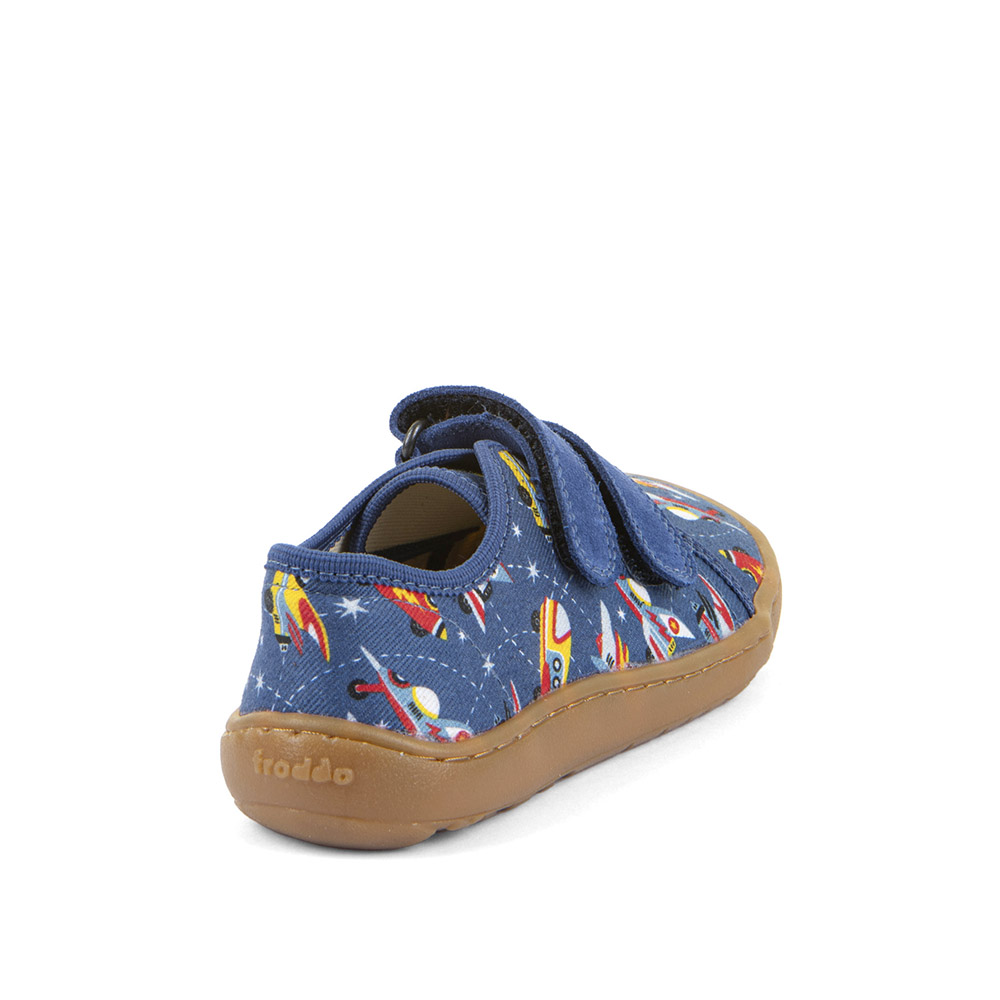 Baskets en toile enfant Froddo barefoot G1700440-5_5 déco avion sur la boutique Liberty Pieds (6)