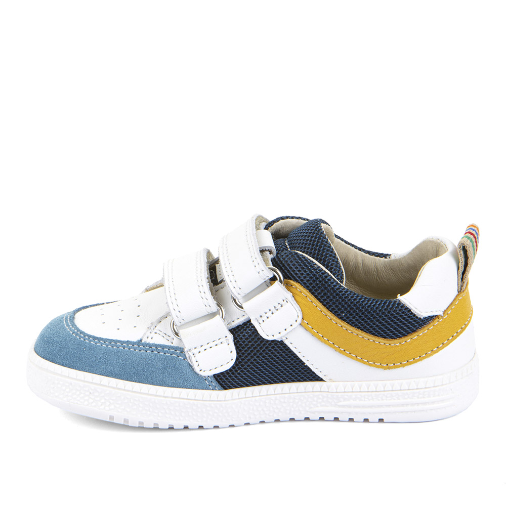 Baskets barefoot enfant Froddo Loop G3130282-10 bleue et jaune sur la boutique Liberty Pieds (3)