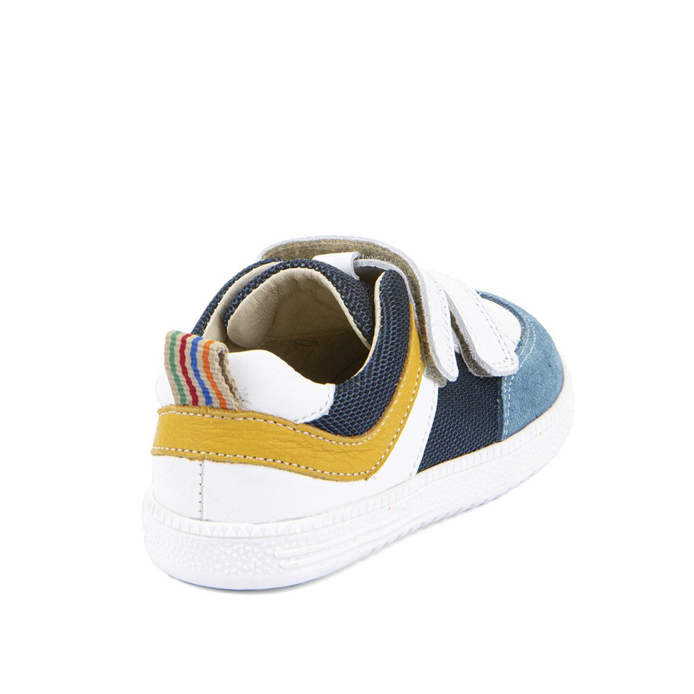 Baskets barefoot enfant Froddo Loop G3130282-10 bleue et jaune sur la boutique Liberty Pieds (5)
