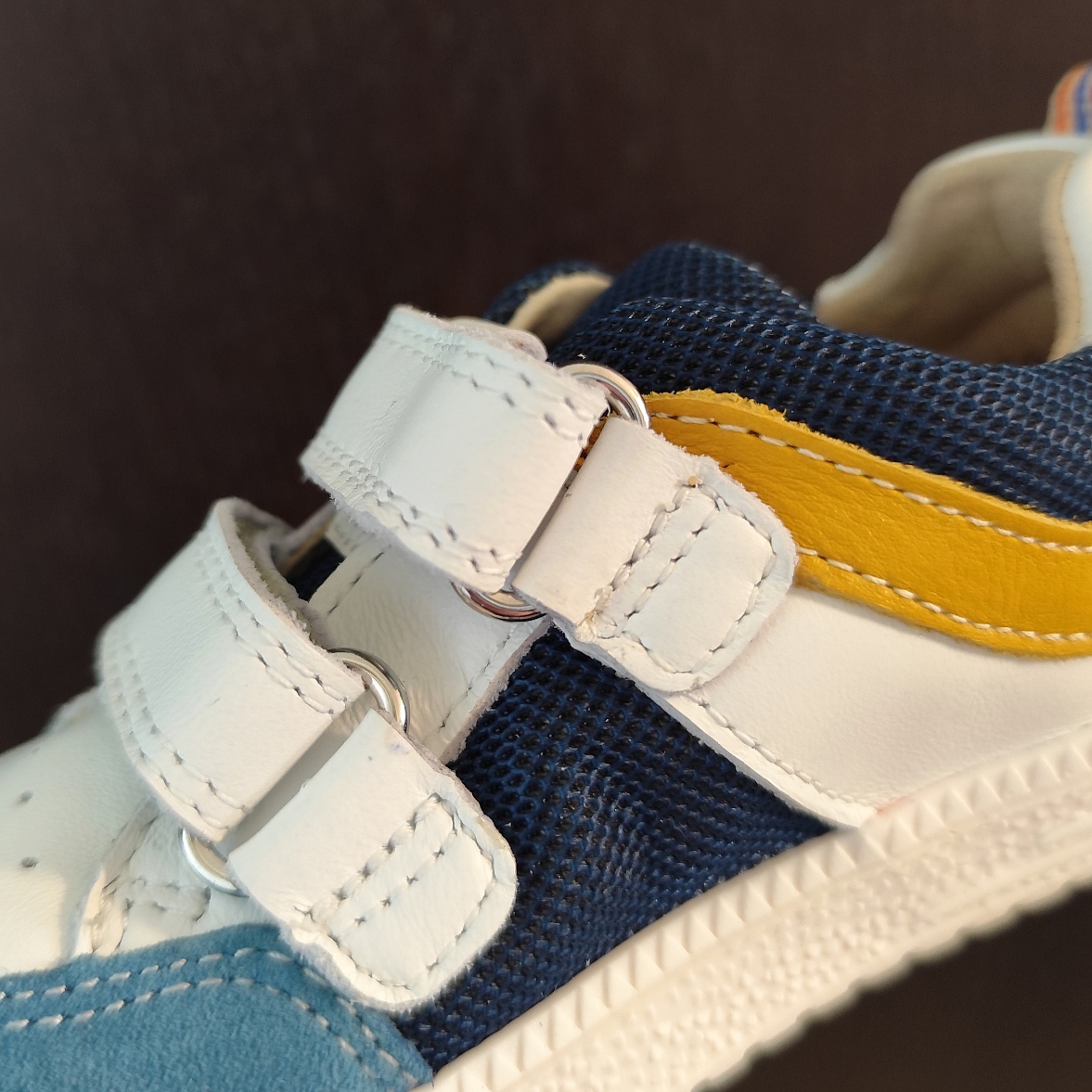 Baskets barefoot enfant Froddo Loop G3130282-10 bleue et jaune sur la boutique Liberty Pieds (9)
