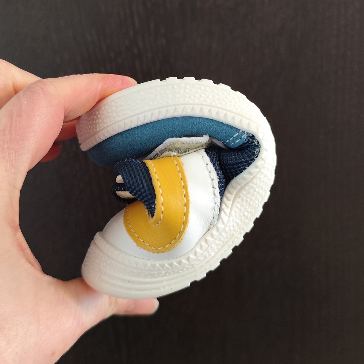 Baskets barefoot enfant Froddo Loop G3130282-10 bleue et jaune sur la boutique Liberty Pieds (12)