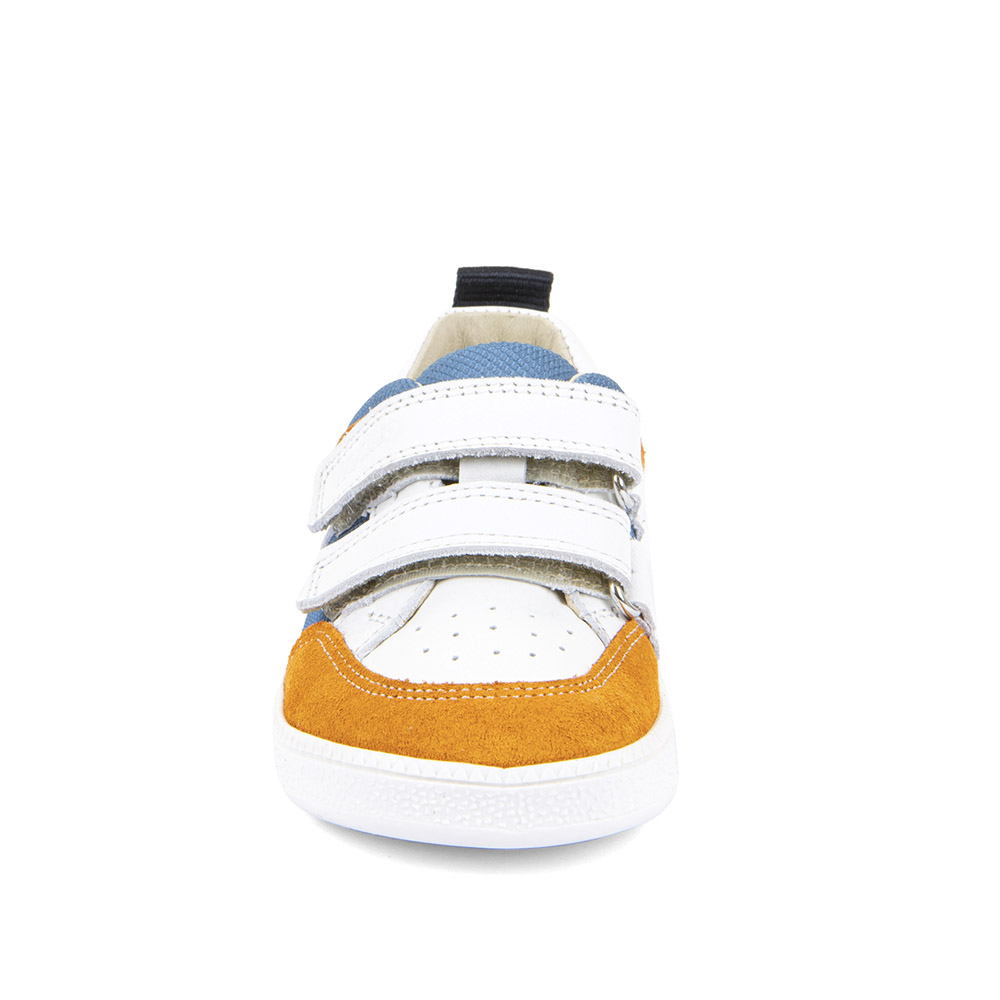 Baskets barefoot enfant Froddo Loop G3130282-1 caramel et bleu sur la boutique Liberty Pieds (4)