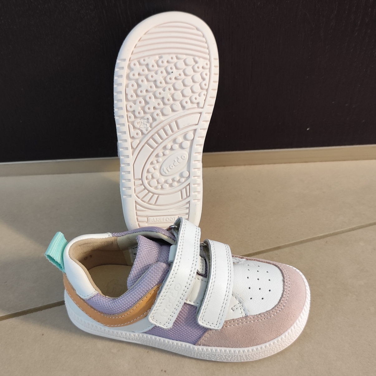 Baskets barefoot enfant Froddo Loop G3130282-8 lila sur la boutique Liberty Pieds-5