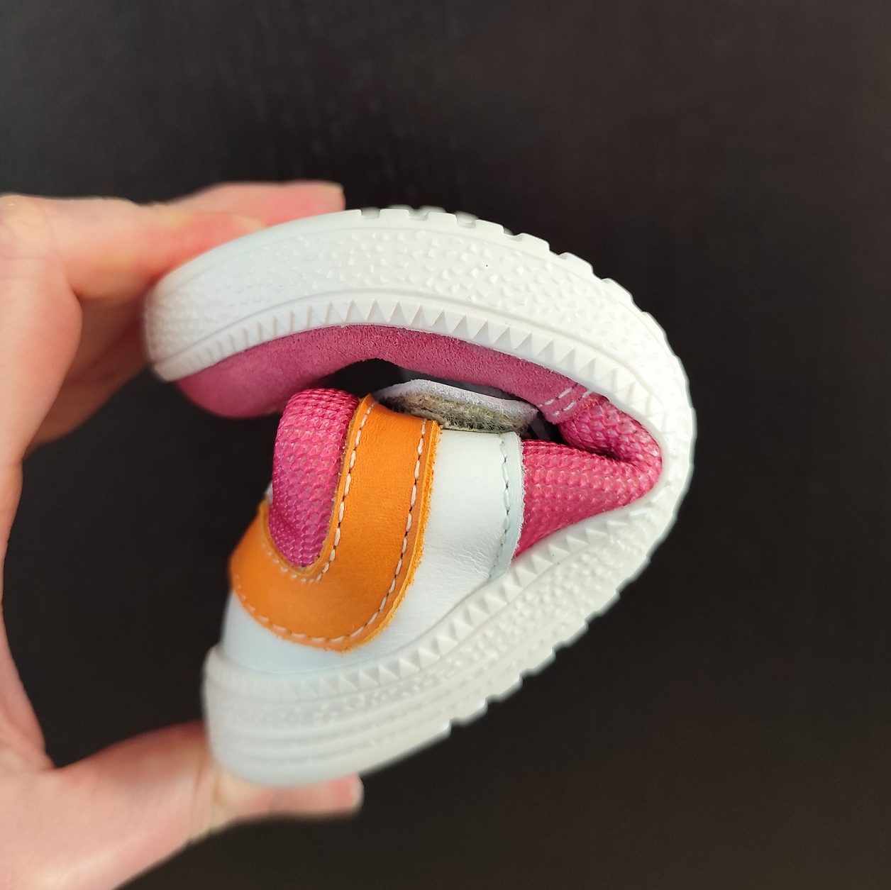 Baskets barefoot enfant Froddo Loop G3130282-7 rose sur la boutique Liberty Pieds-1