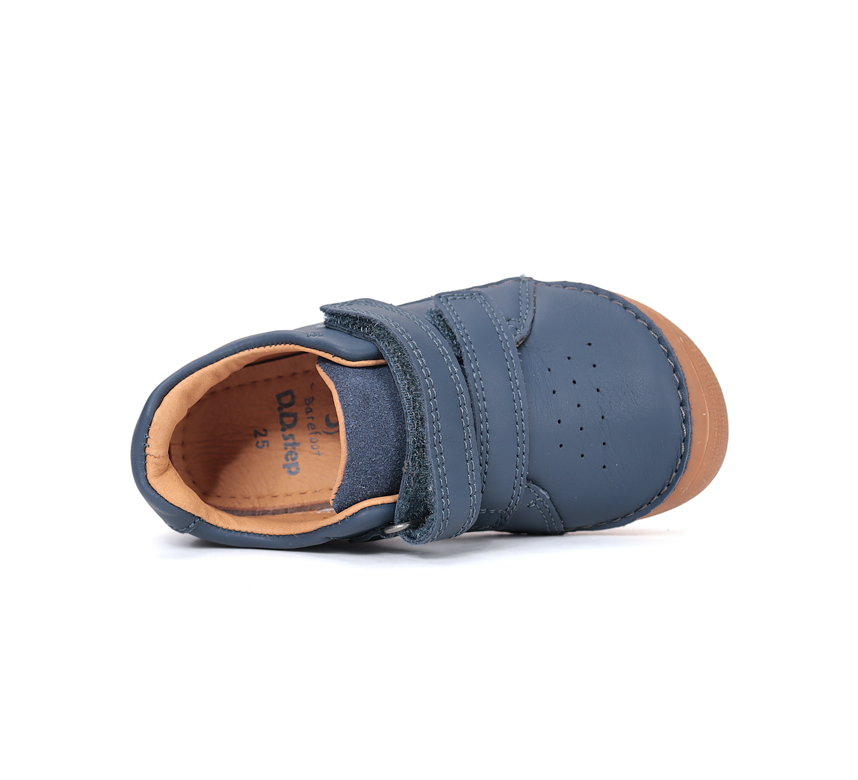 chaussures enfant en cuir DD step barefoot S063-61983 Royal Blue sur la boutique Liberty Pieds (5)