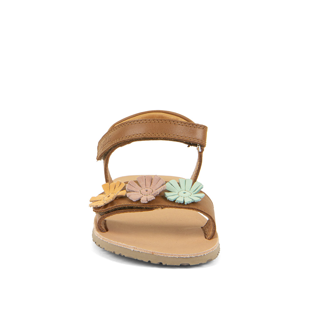 Sandales enfants Froddo barefoot Flexy Flowers G3150289-3 cognac sur la boutique Liberty Pieds (5)