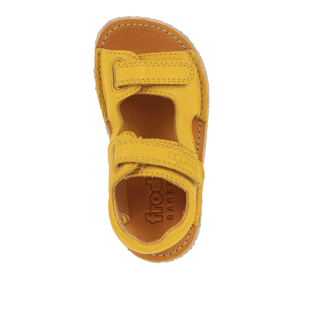 Sandales Froddo barefoot Flexy Mini G3150270-4 jaune sur la boutique Liberty Pieds (3)