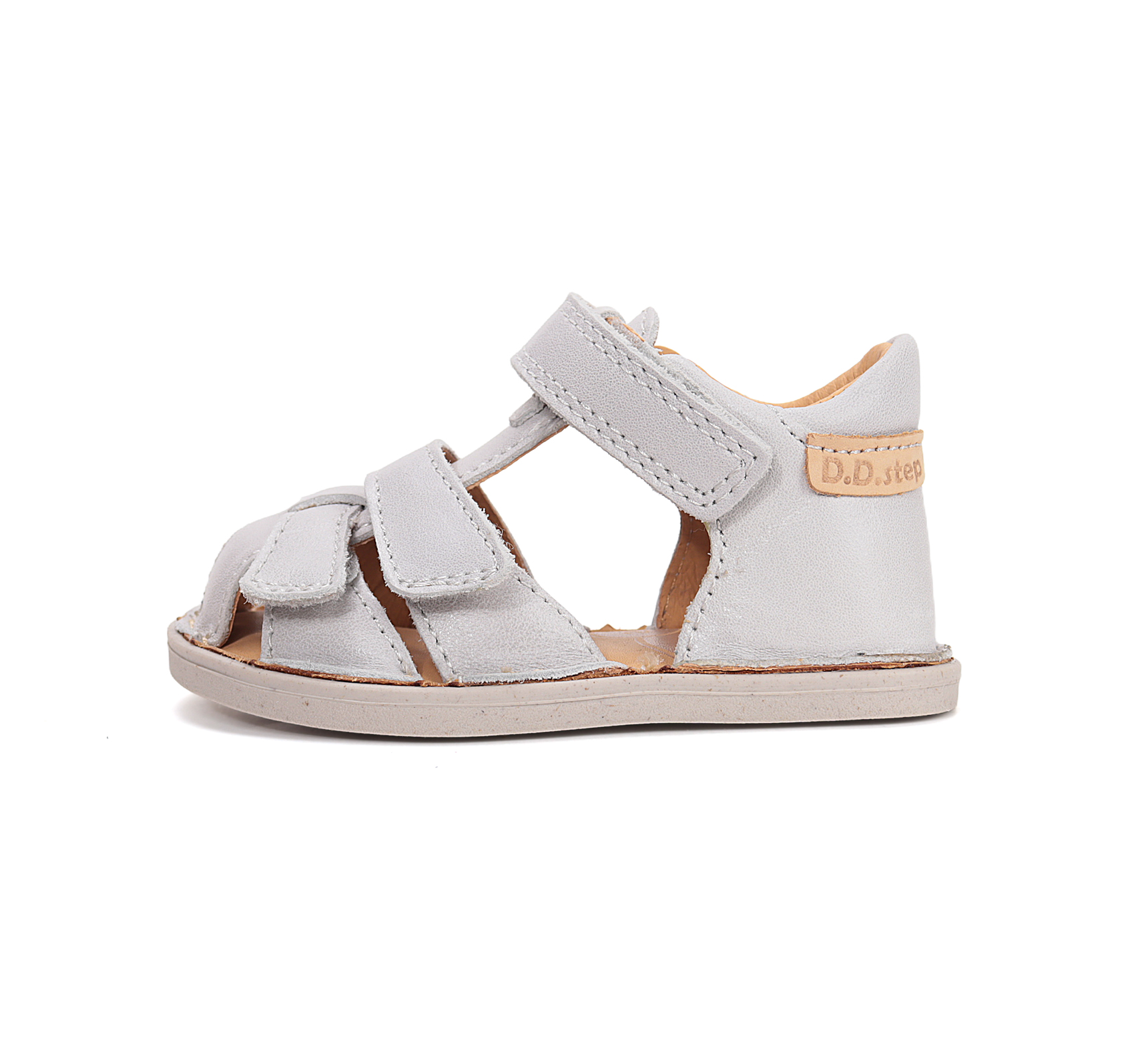 sandales enfant DD step barefoot G076-61842 Dove Grey sur la boutique Liberty Pieds (1)
