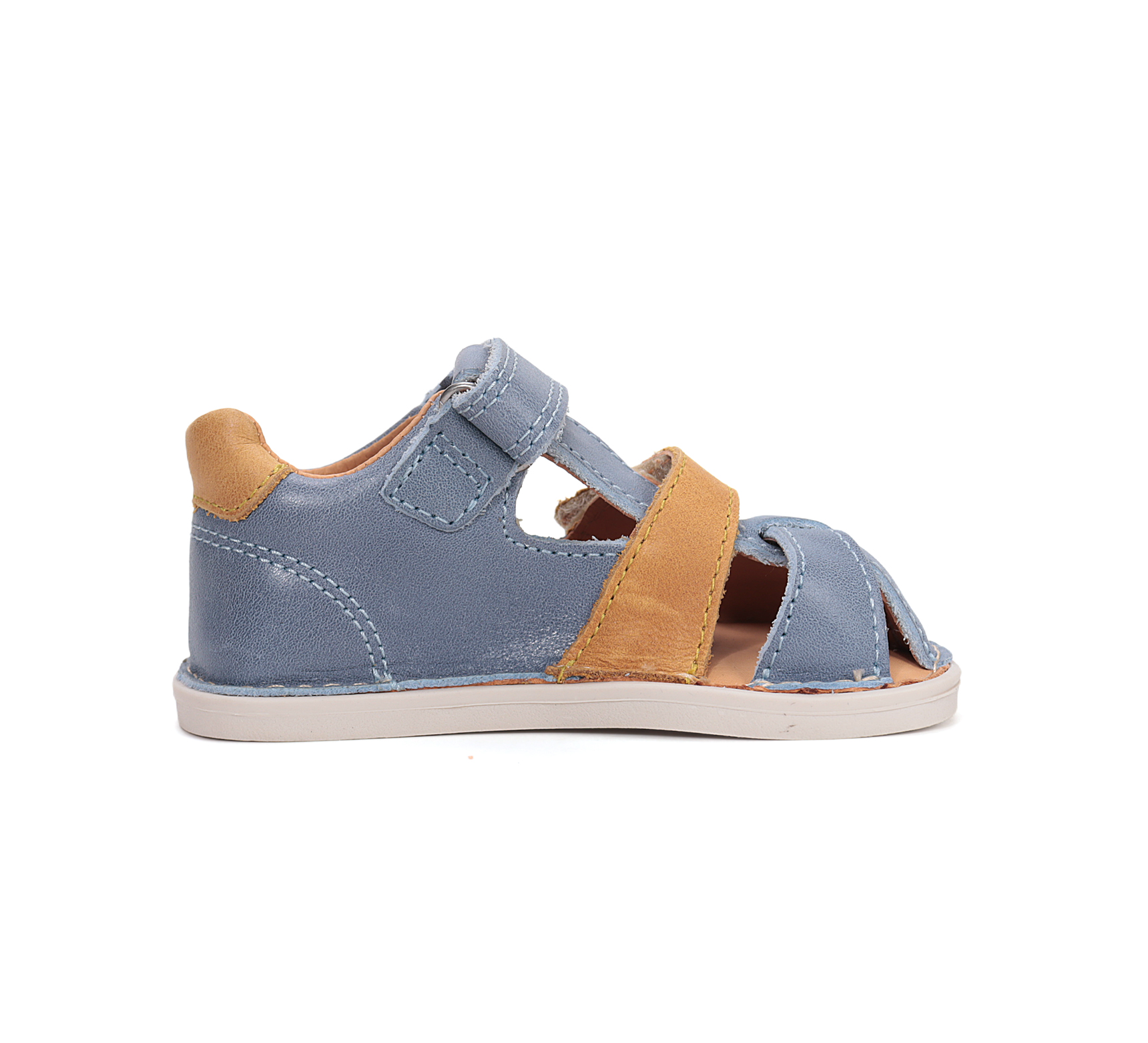 Sandales enfant DD step barefoot G076-61863A Aero Blue sur la boutique Liberty Pieds (4)