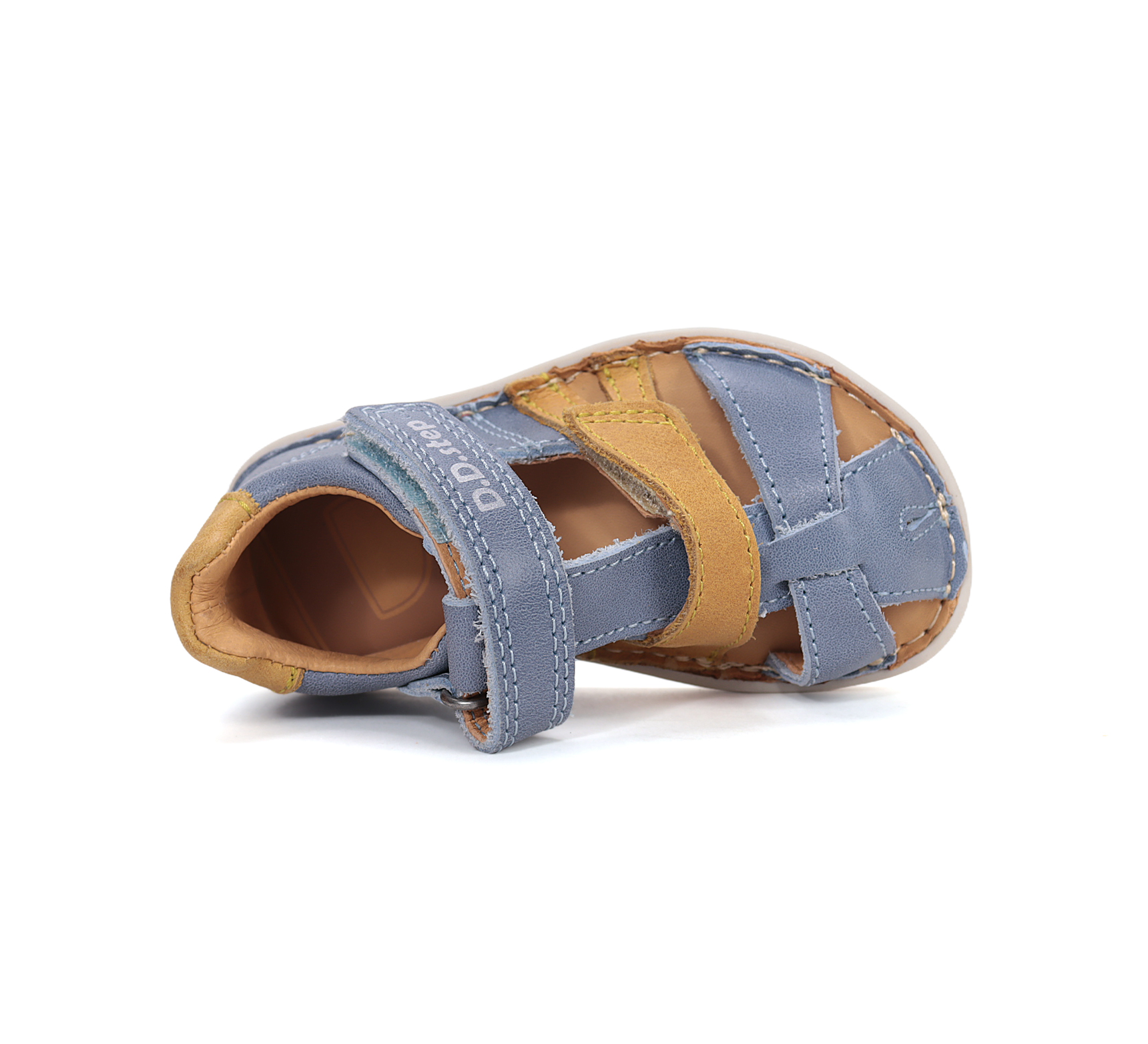Sandales enfant DD step barefoot G076-61863A Aero Blue sur la boutique Liberty Pieds (5)