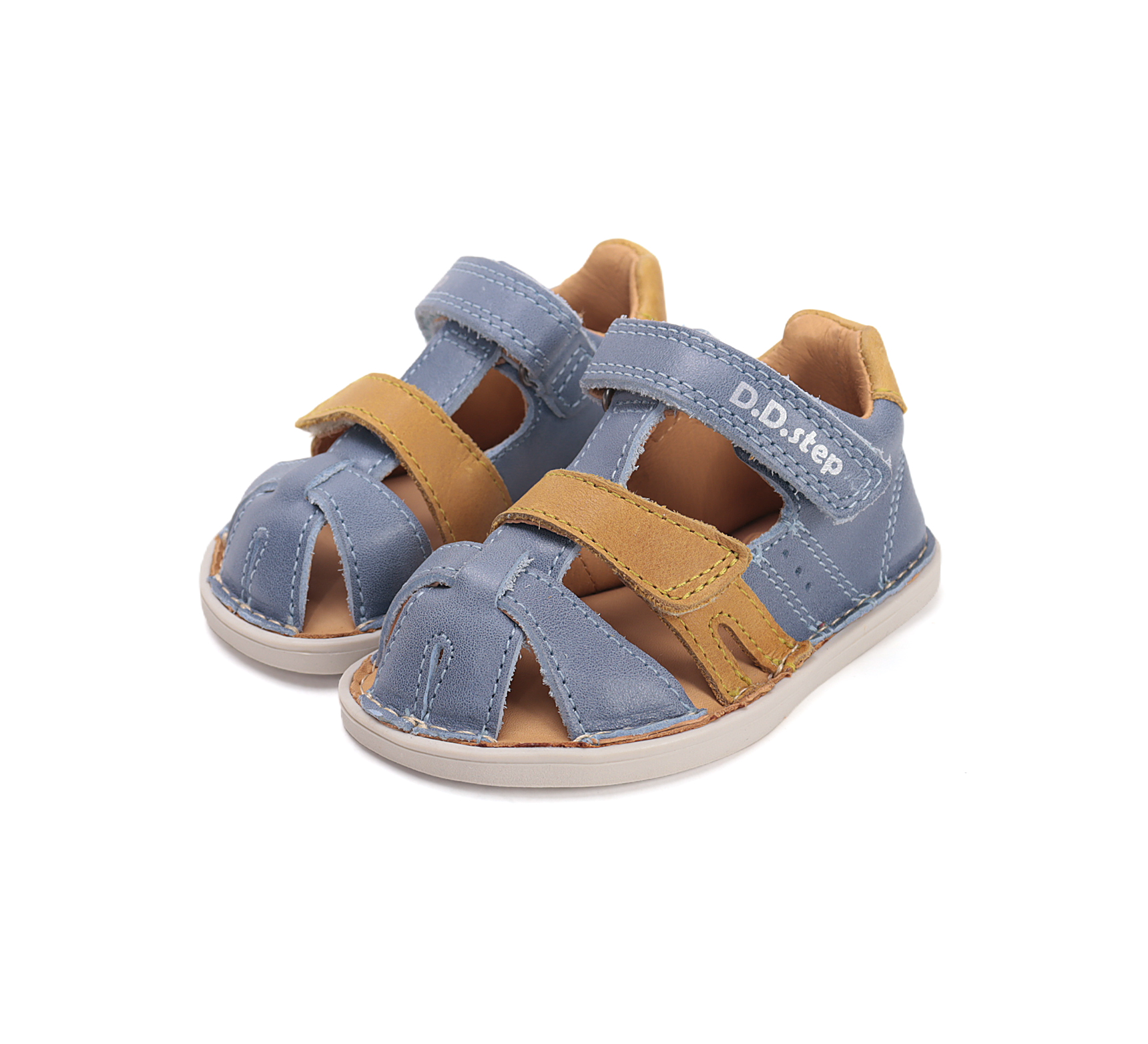 Sandales enfant DD step barefoot G076-61863A Aero Blue sur la boutique Liberty Pieds (7)