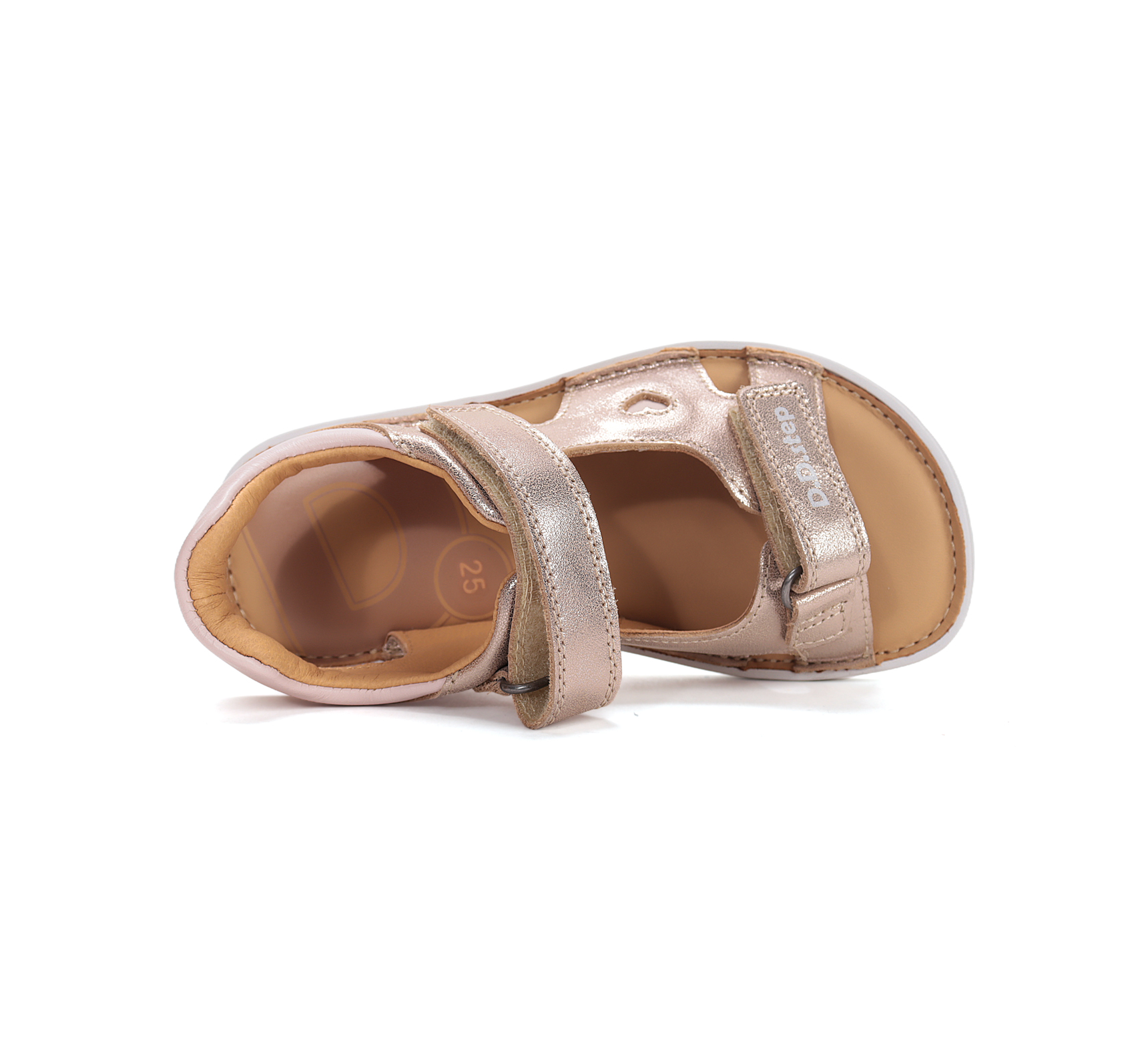 Sandales enfant DD step barefoot G076-61262B Gold sur la boutique Liberty Pieds (5)